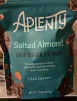 Mängden socker i Salted Almond Dark Chocolate Bark
