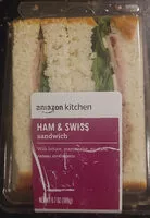 Mängden socker i Ham and Swiss Sandwich