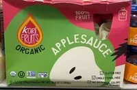 Mängden socker i Organic Apple Sauce