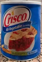 Mängden socker i Crisco all vegatable shortening