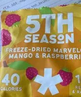 Mängden socker i Freeze Dried Mango and Strawberries