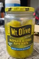 Mängden socker i Kosher Dill Spears