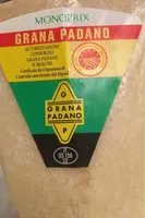 Mängden socker i Grana padano