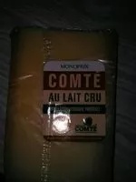 Mängden socker i Comté au lait cru