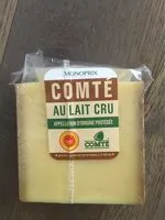 Mängden socker i Comté au lait cru