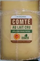 Mängden socker i Comté au laut cru