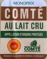 Mängden socker i Comté au lait cru