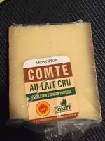 Mängden socker i Comté au lait cru