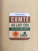 Mängden socker i Comté Au Lait Cru (34 % MG)