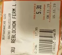 Mängden socker i Reblochon fermier