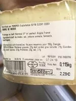 Mängden socker i Tom de brebis Monoprix