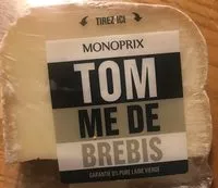 Mängden socker i Tomme de brebis