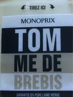 Mängden socker i Tomme de brebis