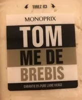 Mängden socker i Tomme de brebis