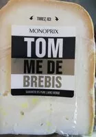Mängden socker i Tomme de brebis