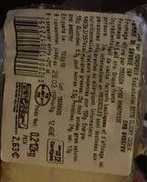 Mängden socker i Tomme de savoie