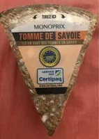 Mängden socker i Tome de savoie igp