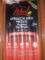 Mängden socker i Merguez de boeuf  precuite