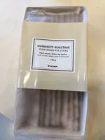 Mängden socker i Oven baked rye sticks