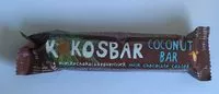Mängden socker i Coconut bar milk chocolate coated