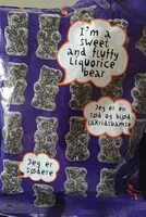 Mängden socker i Liquorice candy