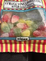 Mängden socker i Bitter gelly boats