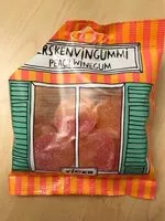 Mängden socker i Peach winegum