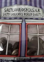 Mängden socker i Saltlakridsbolsjer