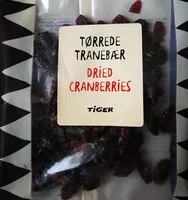 Mängden socker i Dried cranberries