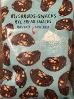 Mängden socker i Rye bread snacks sea salt