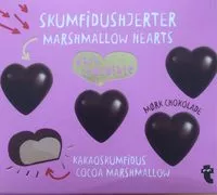 Mängden socker i Skumfidushjerter