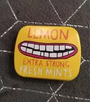 Mängden socker i Lemon extra strong Fresh mints