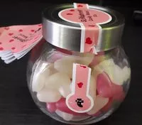 Mängden socker i Candy hearts