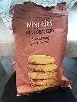Mängden socker i Mini-kiks mini crackers sabor pizza