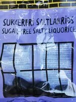 Mängden socker i Sugar-free salty liquorice