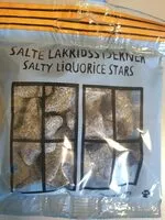 Mängden socker i Salty liquorice stars