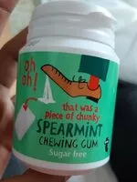 Mängden socker i Spearmint Chewing Gum