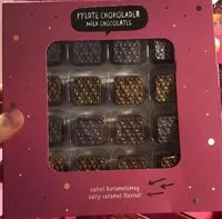 Mängden socker i Milk chocolates salty caramel flavour
