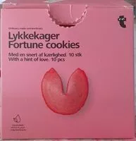 Mängden socker i Lykkekager fortune cookies