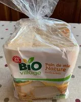 Mängden socker i Pain de mie nature