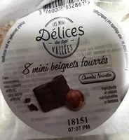 Mängden socker i 8 mini beignets fourrés