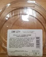 Mängden socker i Galette frangipane individuelle