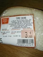 Mängden socker i Tomme de chèvre