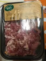 Mängden socker i Lardons fumés au bois de hêtre