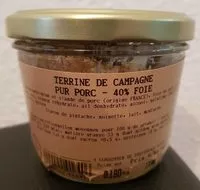 Mängden socker i Terrine de campagne