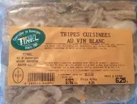 Mängden socker i Tripes cuisinees au vin blanc