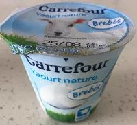 Mängden socker i Yaourt Nature Brebis