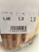 Mängden socker i Biscottes « Classic »