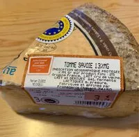 Mängden socker i Tomme de savoie IGP 13 % MG
