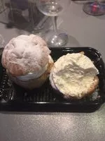 Mängden socker i 2 Choux Chantilly Individuels